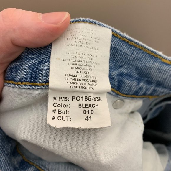 Arizona Blue Jeans Light Wash Denim Pants Loose Fit Relaxed Bootcut 38 x 30 - Picture 9 of 9